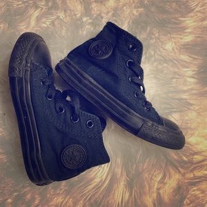 Black Toddler Converse